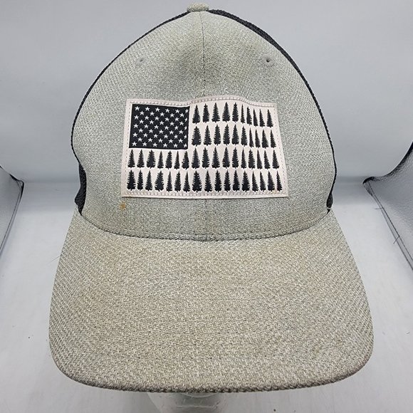 Columbia Mesh Tree Flag Ball Hat Cap Breathable Lightweight Casual Outdoors - Picture 1 of 8